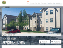 Tablet Screenshot of coppercreekapartment.com